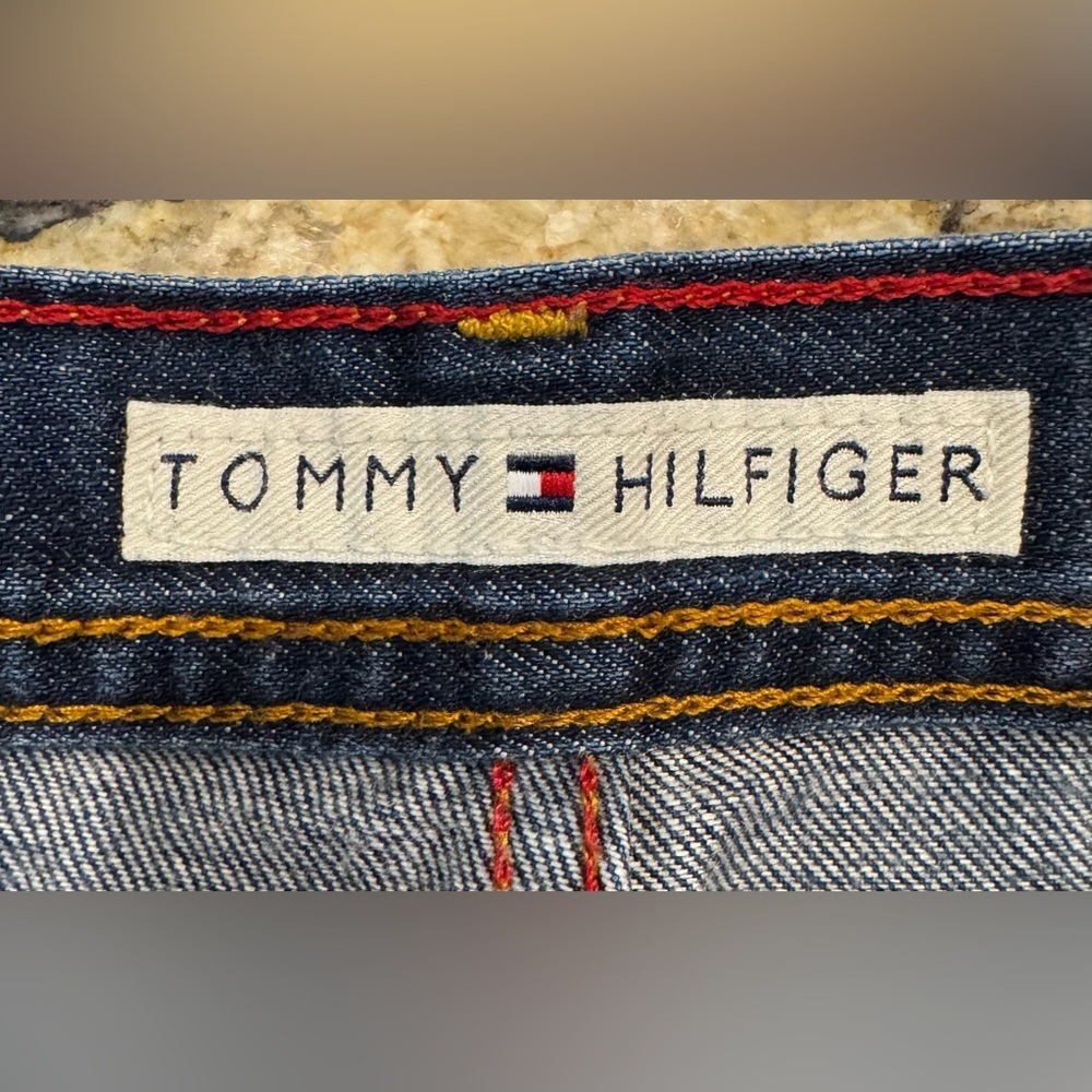 Tommy Hilfiger Jeans Straight Leg Mid Rise 100% Cotton Denim Women's Size 8R - Picture 3 of 10